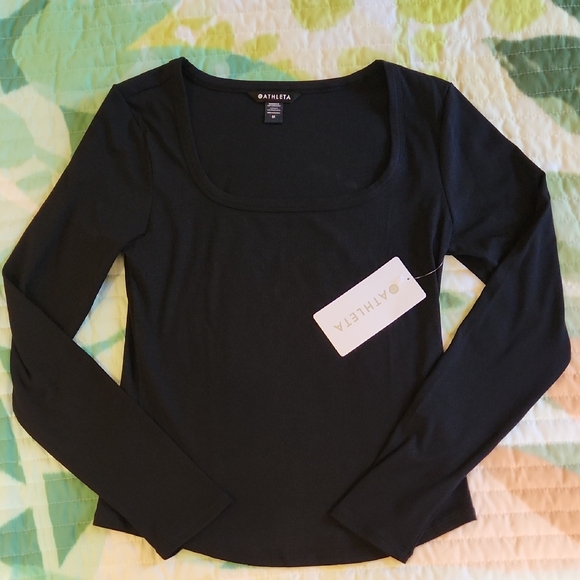 Athleta Signature Rib Square neck Top - Picture 4 of 5